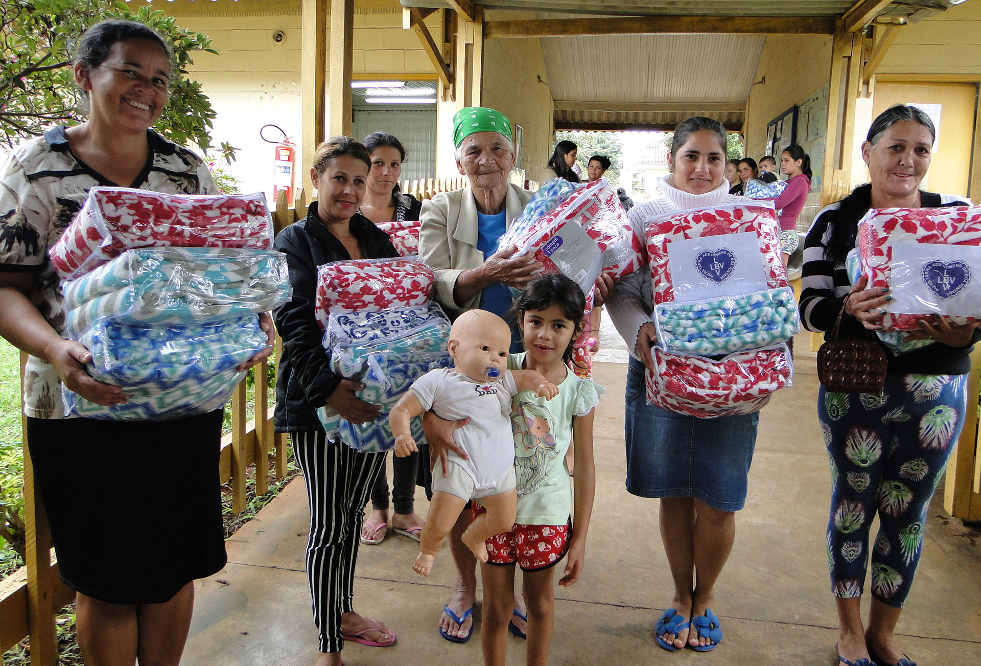 No inverno LBV intensifica apoio a famílias de baixa renda no interior