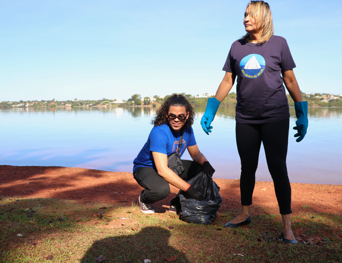 Jovens de Boa Vontade participam de Mutirão de Limpeza no Lago Paranoá