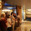 Brasília/DF - Em homenagem aos 34 anos do Templo da Boa Vontade, os peregrinos realizaram a visitação guiada por vários ambientes do Monumento.