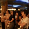Brasília/DF - Em homenagem aos 34 anos do Templo da Boa Vontade, os peregrinos realizaram a visitação guiada por vários ambientes do Monumento.