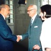 Por ocasião do seu centenário (1997), o Dr. Barbosa Lima Sobrinho foi cumprimentado pelo escritor Paiva Netto. O Presidente da ABI estava acompanhado pela então Presidente da Academia Nélida Piñon. Barbosa foi o segundo Presidente do Conselho de Honra do Parlamento Mundial da Fraternidade Ecumênica, da LBV, assumindo o cargo honorífico após o falecimento do saudoso Presidente da Academia Brasileira de Letras, Austregésilo de Athayde.  
