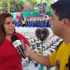 Goiânia, GO — “Essa cesta entregue pela LBV chegou em boa hora, por que para quem estava desempregada, passando dificuldade, essa cesta realmente representa muito para mim”, destaca Flávia Almeida de Oliveira, atendida pela LBV.