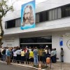 Porto Alegre, RS — Vista parcial do público presente minutos antes de ser decerrada a faixa de inauguração da Igreja Ecumênica da Religião Divina de Porto Alegre.