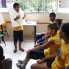 CACHOEIRO DE ITAPEMIRIM, ES — Durante o evento de abertura do 16º Fórum Internacional dos Soldadinhos de Deus, da LBV, as crianças participaram de diversas atividades lúdicas e educativas sobre a importância do Respeito e da Solidariedade na construção de um mundo de Paz.