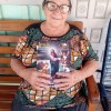 Mandaguaçu/PR — A Irmã Marlene Codale feliz com a sua edição da Revista JESUS ESTÁ CHENGANDO!