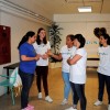 Dra. Eloisa Texiera colaboradora da LBV a passar instruções aos voluntários da Bayer