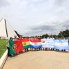 Um compromisso assumido pelo peregrino do Templo do Ecumenismo Irrestrito, independente do país de origem, é levado com honra até o fim. E aqui vemos representados Portugal, Bolívia, Paraguai, Uruguai, Argentina e Estados Unidos. \o/
