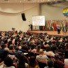En el día 18, los peregrinos participaron en más una edición del Foro Mundial Espíritu y Ciencia, de la Legión de la Buena Voluntad (LBV), con el tema 