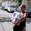 Rio de Janeiro, RJ — Vista parcial das cestas entregues às famílias de baixa renda amparadas pela LBV.
