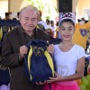Natal, RN - Jornalista Gildo da Costa Dantas prestigiou a entrega de material pedagógico às crianças da LBV
