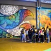 A 19º Bienal Internacional do Livro do Rio de Janeiro traz ao público o novo Pavilhão da Artes. As pinturas dos artistas Kobra, Marcelo Ment, Acme e Rafa Mon colorem as paredes, abrilhantando a maior feira literária da América Latina.
