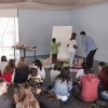 São Paulo, SP — “Na tela da vida, nós somos os artistas: como desenhar um futuro feliz?” Foi a questão que inspirou os jovens na oficina de desenho nesta manhã.
