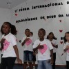RIO DE JANEIRO, RJ — Dentro do tema do 13º Fórum Internacional dos Soldadinhos de Deus, da LBV, as crianças do 3º ano do Centro Educacional José de Paiva Netto fazem uma apresentação musical.
