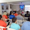 Santos, SP — Cristãos do Novo Mandamento de Jesus acompanham as palavras do presidente-pregador da Religião Divina, José de Paiva Netto.
