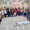 Belford Roxo/RJ — Mãos ao alto para celebrar a felicidade de viver a Fé Realizante no Encontro Anual das Igrejas Familiares.
