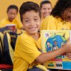 Ipatinga, MG — O kit de material pedagógico da Legião da Boa Vontade é composto por estojo, lápis preto e de cor, canetas, borrachas, tesoura, tubos de cola, cadernos, mochila, entre outros itens.