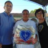 Cariacica, ES — O presidente do Educandário Alzira Bley, senhor Heraldo Pereira Scardini, esteve presente na entrega das cestas de alimento e na oportunidade, presenciou a felicidade no olhar dos atendidos.