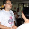 GOIÂNIA, GO — Diante do Pregador-Ecumênico, o jovem escuta as palavras de força da Religião do Terceiro Milênio e recebe a energização do Cristal do Templo da Boa Vontade, na mão direita.

 
