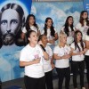 GOIÂNIA, GO – Momento de grande emoção durante a Música Legionária “Misericódia, Jesus!”, na comovente interpretação do Coral Ecumênico Boa Vontade e dos Jovens Legionários Daniel Trevisan e José Nilton Tonin.
