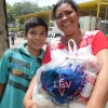 Cuiabá, MT — Família leva para a casa a certeza de um Natal mais feliz. A iniciativa é a conclusão do atendimento realizado ao longo do ano pela LBV.