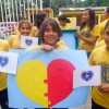 Ananindeua, PA — Por todas as cidades em que desfilou, a Legião da Boa Vontade levou faixas e cartazes com mensagens e pensamentos alusivos à Paz e ao Amor.