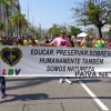Santos, SP — Na ocasião, a LBV levou faixas com mensagens a favor da natureza. =D