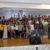 Uberlândia, MG - No Altar Sagrado da Religião Divina, os participantes do Festival Internacional de Música, da LBV.