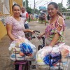 Ananindeua, PA — A satisfação em levar a cesta de alimentos e a certeza de um fim de ano mais digno é facilmente constatada no semblante dos atendidos pela LBV.