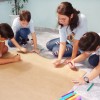 Americana, SP — Momento em que as crianças realizavam o trabalho de arte durante o 17º Fórum Internacional dos Soldadinhos de Deus, da LBV. =)
