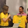A presidente do Sistema Difusora, afiliada do SBT em São Luís, MA, e apresentadora do programa Algo Mais, Paula Lobão (à direita), apoia&nbsp;a campanha da LBV. Na foto, ela aparece ao lado do animador de palco Maurício Melo e da representante da LBV Juliana Valim.
