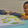 TERESINA, PI — A campanha Criança Nota 10 — Educar alimenta o futuro! disponibiliza aos atendidos kits de material escolar com cadernos, lápis de cor, canetas, dicionários e vários outros materiais.