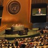 NUEVA YORK, EUA — El público acompaña las palabras del Secretario General de las Naciones Unidas, Ban Ki-moon, en la apertura del evento, que debate, hasta el 20 de marzo, los avances y retrocesos en el campo de la igualdad de género y de la discriminación contra las mujeres y niñas, desde 1995, cuando se celebró en Beijing (China), la Cuarta Conferencia Mundial sobre la Mujer.