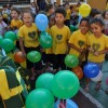 Curitiba, PR — Crianças atendidas pela LBV celebram os 17 anos do Centro de Educação Infantil José de Paiva Netto durante a solenidade de entrega dos kits pedagógicos.