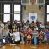 All the families from the Hawkins St School that received new backpacks and supplies from the LGW's Backpacks for a Bright Future Campaign this year!
