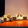 Japiassu (E) participou do evento no painel “Biografias, Jornalismo e Literatura”, ao lado dos escritores Manuel Carlos Chaparro e Alberto Dines (D), mediado pelo diretor da Ricardo Viveiros Assessoria, Marco Antonio Eid, ao lado de Dines.
