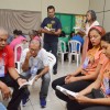 Recife, PE - Pregadores ecumênicos da Religião Divina conduzem a oficina das Famílias de Boa Vontade.