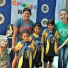 Cascavel, PR — Por meio da campanha Criança Nota 10 — Proteger a infância é acreditar no futuro!, as crianças e os adolescentes atendidos pela LBV são motivados a continuarem estudando. o/