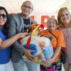 Recife, PE - A solenidade de entrega das cestas contou com a presença de Selma Paula e Gleice Vitoria, representando a Secretaria de Divisão da Criança e do Adolescente.