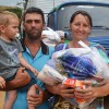 Colatina, ES - A campanha Natal Permanente da LBV - Jesus, o Pão Nosso de cada dia! chega até a zona rural do município de Colatina/ES e beneficia famílias que sofrem com a falta de água e, consequentemente, escassez de alimentos.