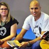 Rio de Janeiro, RJ — Os jovens leitores Lucélia e Anderson Lima estiveram presentes no Encontro, que debateu principalmente sobre a obra Como Vencer o Sofrimento. 