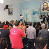 Americana/SP — Público lota Igreja Ecumênica da Religião de Deus, do Cristo e do Espírito Santo, durante Sessão Solene do 43º Fórum Internacional do Jovem Ecumênico da Boa Vontade de Deus.
