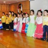 ASSUNÇÃO, PARAGUAI — Crianças do Jardim Infantil e Pré-escolar da Legião da Boa Vontade realizam apresentação cultural para os presentes, durante abertura do evento.