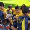 Goiânia, GO — O presente da LBV é composto por itens de acordo com a faixa etária dos estudantes como: estojo, lápis preto e de cor, canetas, borrachas, tesoura, tubos de cola, cadernos, mochila, dicionários de Português e de Inglês entre outros.