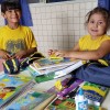 Inhumas, GO — O presente da LBV é composto por itens de acordo com a faixa etária dos estudantes, como: estojo, lápis preto e de cor, canetas, borrachas, tesoura, tubos de cola, cadernos, mochila, dicionários de Português e de Inglês, entre outros.