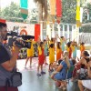 Goiânia, GO — A festividade de entrega dos kits arrecadados por meio da campanha Criança Nota 10!, na capital goiana, foi transmitida ao vivo pela TV Anhanguera, Globo, para todo o estado de Goiás.