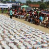 Paranã, TO — Vista parcial das cestas de alimentos não perecíveis entregues pela Legião da Boa Vontade. A você que proporcionou esta ação, o nosso agradecimento!