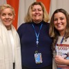 NUEVA YORK, EUA: De izquierda a derecha: Federica Pietracci, Oficial Superior de Asuntos Económicos de UN/Desa; Barbara Tavora-Jainchill, Especialista de la Secretaría del Foro de las Naciones Unidas sobre los Bosques; y Sâmara Caruso, representante de la LBV en el evento.