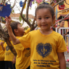Curitiba/PR - Dentro da abertura do 20º Fórum Internacional dos Soldadinhos de Deus, da LBV, os alunos do Centro de Educação Infanitl José de Paiva Netto puderam construiram uma Arvoré da Vida, onde os frutos possuem as fotos das crianças e também quais ações a sua família irá desenvolver para cuidar do Planeta Terra.