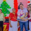 Natal, RN - Músico Sandro Becker pretigia entrega da cestas de alimentos às familias atendidas pela LBV.