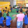VITÓRIA, ES — A família também participa das atividades do evento. Na foto acima, vê-se a dinâmica 